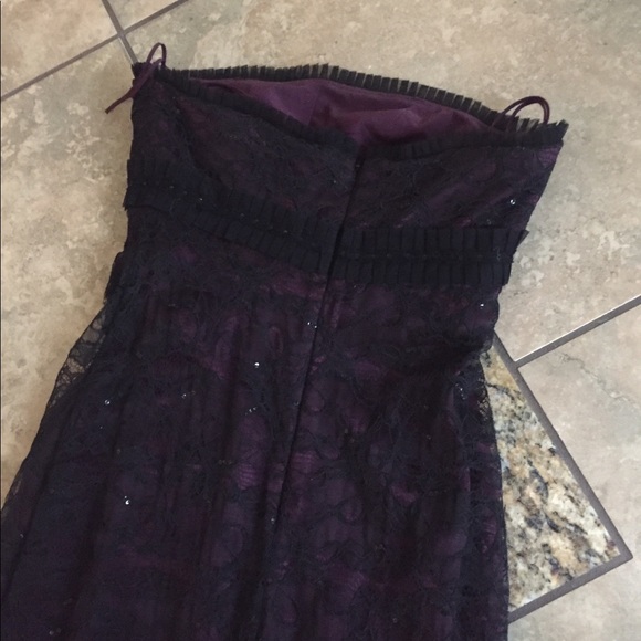 Badgley mischka ball gown mermaid style strapless - Picture 5 of 7